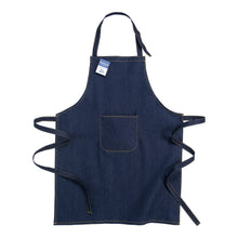 Carica l'immagine nel visualizzatore di Gallery, grembiuli e cappelli chef personalizzati in denim riciclato colore jeans_blu 1195142 VAR01