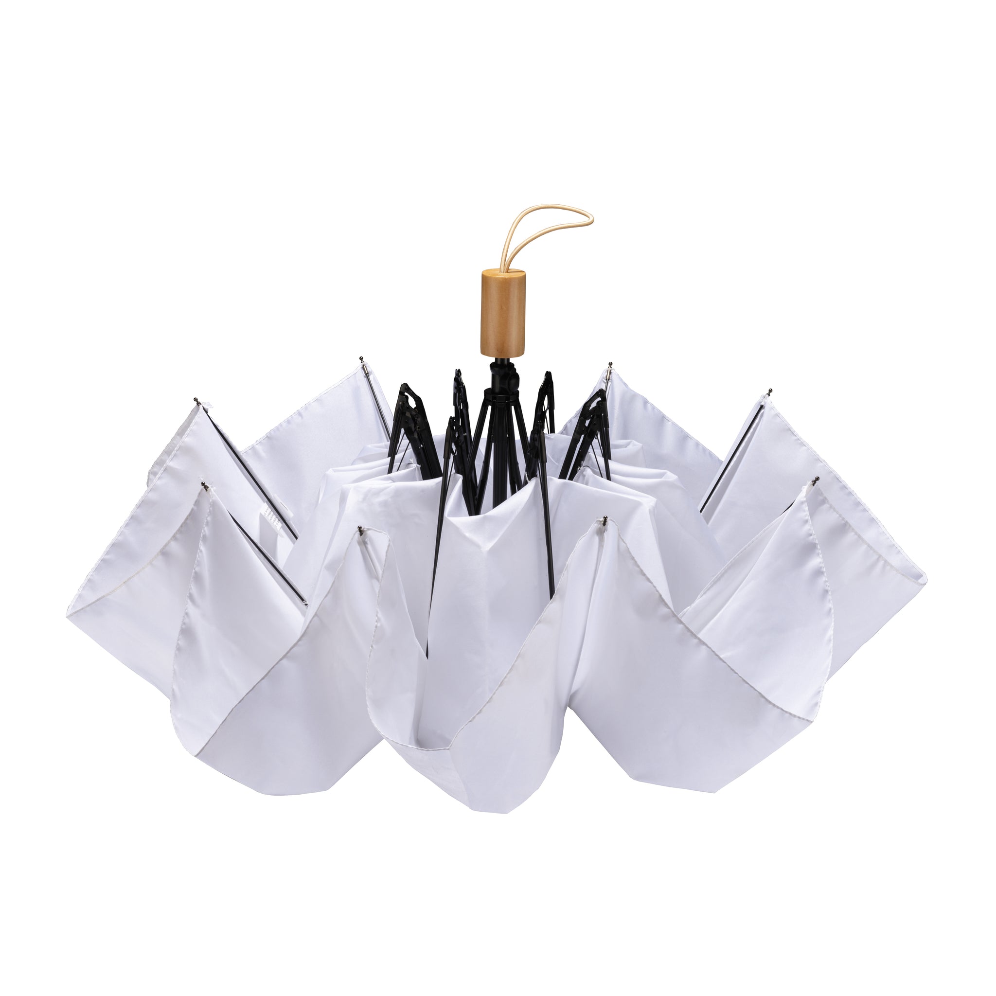 Carica l'immagine nel visualizzatore di Gallery, ombrelli pieghevoli da personalizzare in rpet colore bianco_bianco 1195218 DET04