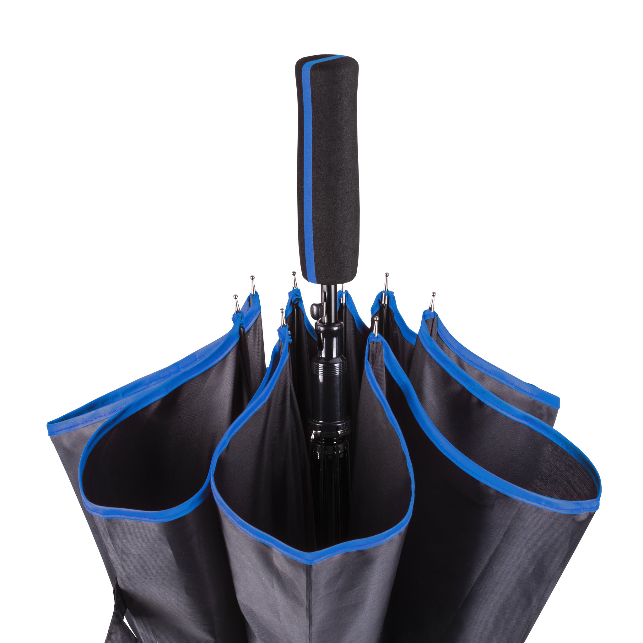 Carica l'immagine nel visualizzatore di Gallery, ombrelli classici personalizzati in poliestere colore blu_blu 1195220 DET04