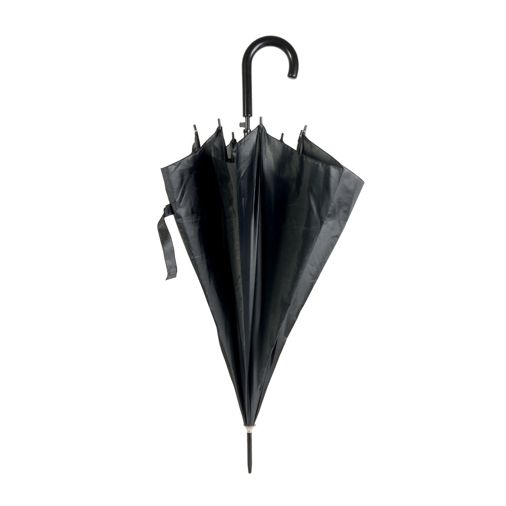 Carica l'immagine nel visualizzatore di Gallery, ombrelli classici personalizzati in poliestere colore nero_nero 1195242 DET02