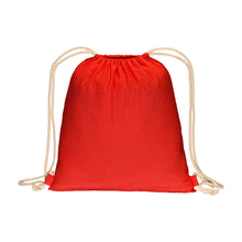 Carica l'immagine nel visualizzatore di Gallery, zainetti a sacco personalizzabili in cotone colore rosso_rosso 1195838 DET01
