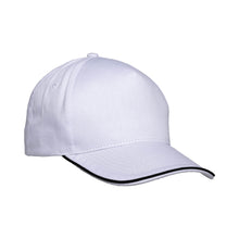Carica l'immagine nel visualizzatore di Gallery, cappellini da personalizzare in cotone colore bianco_bianco 1196019 VAR02