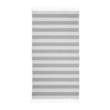 Carica l'immagine nel visualizzatore di Gallery, teli mare da personalizzare in cotone riciclato colore grigio_grigio 1196126 DET01
