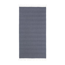 Carica l'immagine nel visualizzatore di Gallery, teli mare personalizzati in cotone riciclato colore blu_blu 1196127 DET01