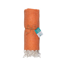 Carica l'immagine nel visualizzatore di Gallery, teli mare promozionali in cotone riciclato colore arancione_arancione 1196127 DET02