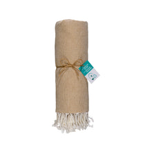 Carica l'immagine nel visualizzatore di Gallery, teli mare personalizzati in cotone riciclato colore naturale_naturale 1196127 DET02