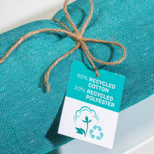Carica l'immagine nel visualizzatore di Gallery, teli mare promozionali in cotone riciclato colore verde-acqua_verde 1196127 DET03