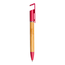 Carica l'immagine nel visualizzatore di Gallery, penne multifunzione e laser promozionali in bamboo colore rosso_rosso 1196524 VAR03