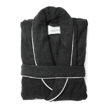 Carica l'immagine nel visualizzatore di Gallery, accappatoi da personalizzare in cotone colore grigio_grigio 1222489440 DET02