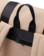 Carica l'immagine nel visualizzatore di Gallery, Shopper rosso cotone riciclato fronte det 3