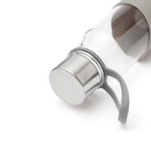 Carica l'immagine nel visualizzatore di Gallery, borracce personalizzate in vetro, silicone colore grigio_grigio 122322684 DET03