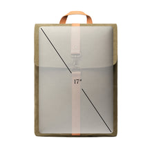 Carica l'immagine nel visualizzatore di Gallery, zaini porta PC promozionali in canapa riciclato, poliestere colore verde_verde 122323818 DET05