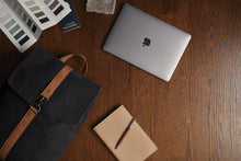 Carica l'immagine nel visualizzatore di Gallery, zaini porta PC personalizzati in canapa riciclato, poliestere colore nero_nero 122323818 DET08