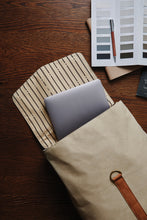 Carica l'immagine nel visualizzatore di Gallery, zaini porta PC e da lavoro da personalizzare in canapa riciclato, poliestere colore greige_grigio 122323818 DET08