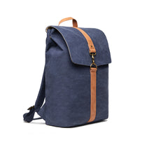 Carica l'immagine nel visualizzatore di Gallery, zaini porta PC personalizzati in canapa riciclato, poliestere colore blu-navy_blu 122323818 DET04