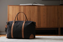 Carica l'immagine nel visualizzatore di Gallery, borsoni da viaggio personalizzati in canapa riciclato, poliestere colore nero_nero 12296939 DET06