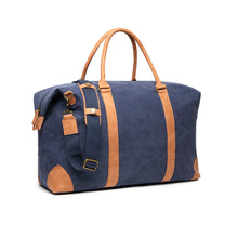 Carica l'immagine nel visualizzatore di Gallery, borsoni da viaggio personalizzati in canapa riciclato, poliestere colore blu-navy_blu 12296939 DET03