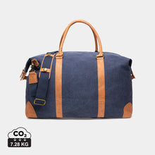 Carica l'immagine nel visualizzatore di Gallery, borsoni da viaggio personalizzati in canapa riciclato, poliestere colore blu-navy_blu 12296939 DET01