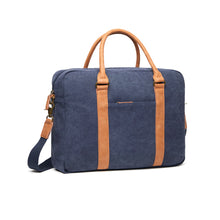 Carica l'immagine nel visualizzatore di Gallery, borse porta PC e documenti personalizzate in cotone riciclato colore blu-navy_blu 12296940 DET03