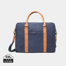 Carica l'immagine nel visualizzatore di Gallery, borse porta PC e documenti personalizzate in cotone riciclato colore blu-navy_blu 12296940 DET01