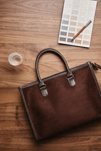 Carica l'immagine nel visualizzatore di Gallery, borse porta PC e documenti stampate con logo in poliestere, poliestere colore marrone_marrone 12296997 DET08