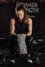 Carica l'immagine nel visualizzatore di Gallery, asciugamani da personalizzare in rpet colore grigio_grigio 12297718 DET09