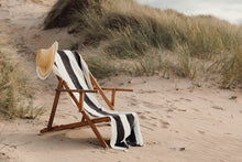 Carica l'immagine nel visualizzatore di Gallery, teli mare personalizzati in cotone colore nero_nero 1294523 DET07