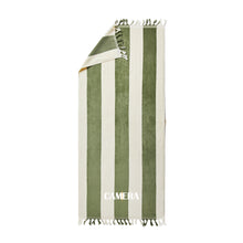 Carica l'immagine nel visualizzatore di Gallery, teli mare promozionali in cotone colore verde_verde 1294523 DET04