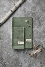 Carica l'immagine nel visualizzatore di Gallery, asciugamani promozionali in cotone colore verde_verde 122316729 DET08