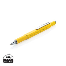 Carica l'immagine nel visualizzatore di Gallery, biro multifunzione e laser personalizzabili in alluminio colore giallo_giallo 121693872 DET01