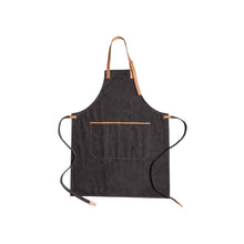 Carica l'immagine nel visualizzatore di Gallery, grembiuli e cappelli chef personalizzati in canapa, pu colore nero_nero 121697999 DET02