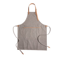 Carica l'immagine nel visualizzatore di Gallery, grembiuli e cappelli chef da personalizzare in canapa, pu colore grigio_grigio 121697999 VAR02