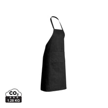 Carica l'immagine nel visualizzatore di Gallery, grembiuli e cappelli chef personalizzati in cotone riciclato colore nero_nero 121698001 DET01