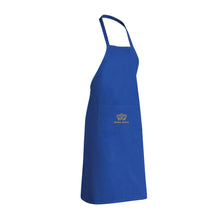 Carica l'immagine nel visualizzatore di Gallery, grembiuli e cappelli chef personalizzati in cotone riciclato colore blu-royal_royal 121698001 DET05