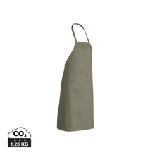 Carica l'immagine nel visualizzatore di Gallery, grembiuli e cappelli chef promozionali in cotone riciclato colore verde_verde 121698001 DET01