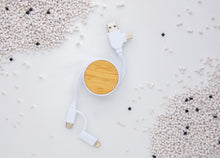 Carica l'immagine nel visualizzatore di Gallery, accessori per caricabatterie da personalizzare in tpe riciclato, bambù colore bianco_bianco 121701954 DET09