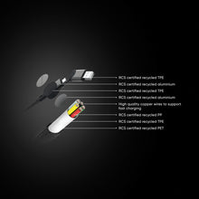 Carica l'immagine nel visualizzatore di Gallery, accessori per caricabatterie personalizzati in rpet, tpe riciclato colore nero_nero 121701987 DET08