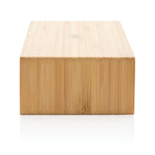 Carica l'immagine nel visualizzatore di Gallery, caricabatteria wireless pubblicitari in bambù, abs colore marrone_marrone 121702540 DET06