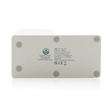 Carica l'immagine nel visualizzatore di Gallery, caricabatteria wireless da personalizzare in abs riciclato, fsc® bambù colore bianco_bianco 121702557 DET09