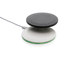 Carica l'immagine nel visualizzatore di Gallery, caricabatteria wireless da personalizzare in abs riciclato, tpe riciclato colore bianco_bianco 121702560 DET08