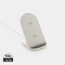 Carica l'immagine nel visualizzatore di Gallery, caricabatteria wireless da personalizzare in abs riciclato colore bianco_bianco 121702569 DET01
