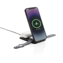 Carica l'immagine nel visualizzatore di Gallery, caricabatteria wireless personalizzati in pu riciclato colore nero_nero 121702571 VAR01