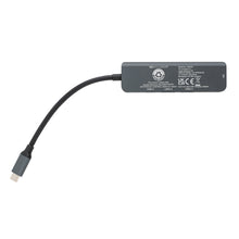 Carica l'immagine nel visualizzatore di Gallery, hub USB da personalizzare in lega di alluminio riciclato, tpe riciclato colore grigio_grigio 121702582 DET06