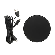 Carica l'immagine nel visualizzatore di Gallery, caricabatteria wireless personalizzati in abs riciclato, tpe riciclato colore nero_nero 121702583 DET05