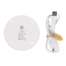 Carica l'immagine nel visualizzatore di Gallery, caricabatteria wireless da personalizzare in abs riciclato, tpe riciclato colore bianco_bianco 121702583 DET05