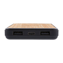 Carica l'immagine nel visualizzatore di Gallery, power bank pubblicitari in fsc® bambù, abs riciclato colore marrone_marrone 121703955 DET07