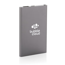Carica l'immagine nel visualizzatore di Gallery, power bank da personalizzare in lega di alluminio riciclato, abs riciclato colore carbon-fossile_grigio 121703959 DET08