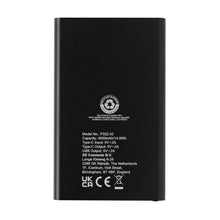 Carica l'immagine nel visualizzatore di Gallery, power bank personalizzati in lega di alluminio riciclato, abs riciclato colore nero_nero 121703959 DET06