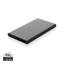 Carica l'immagine nel visualizzatore di Gallery, power bank personalizzati in lega di alluminio riciclato, abs riciclato colore nero_nero 121703959 DET01