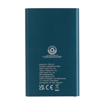 Carica l'immagine nel visualizzatore di Gallery, power bank personalizzati in lega di alluminio riciclato, abs riciclato colore blu_blu 121703959 DET06